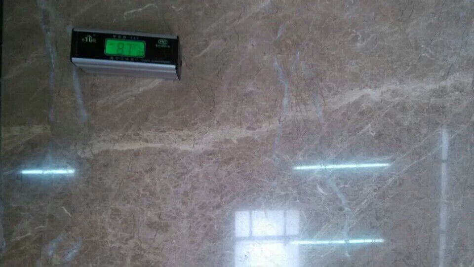 Limestone dry polishing pad